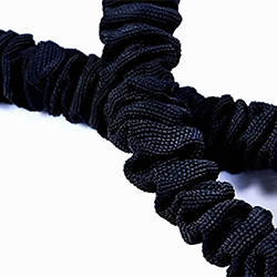 نمای نزدیک از بافت پارچه روکش محصول کش تمرینی cx